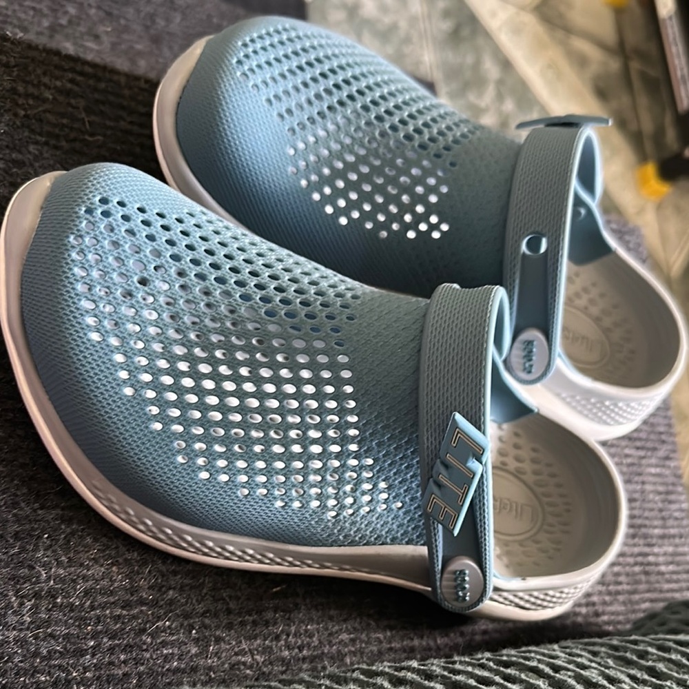 Crocs LiteRide Blue Slip-Ons